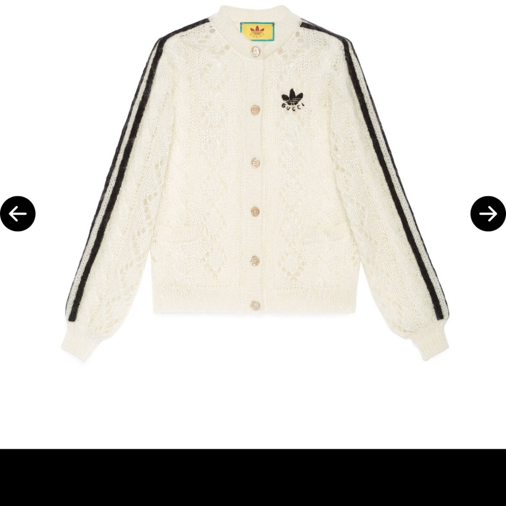 Firm priceGucci x Adidas collob ladies cardigan size Medium. New WITH tags.
